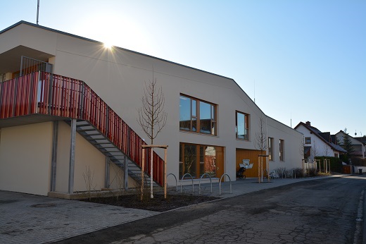 Das Gebäude des Kindergartens